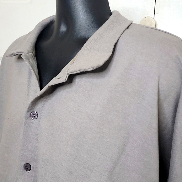 Luda Khanlari Merrill Gray Cardigan Sweater Size XL - Picture 3 of 10